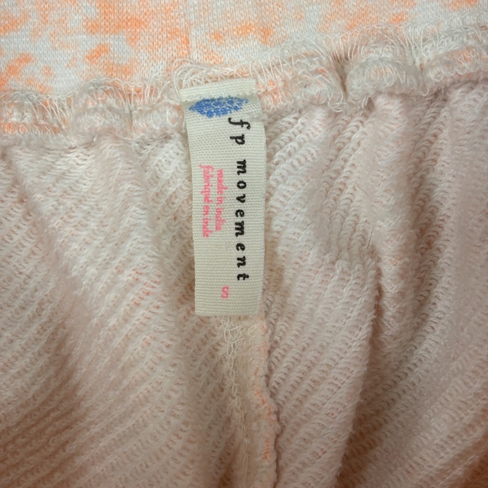 FP Movement Sun and Done Lace Joggers Orange Motif Size Small - Picture 7 of 14